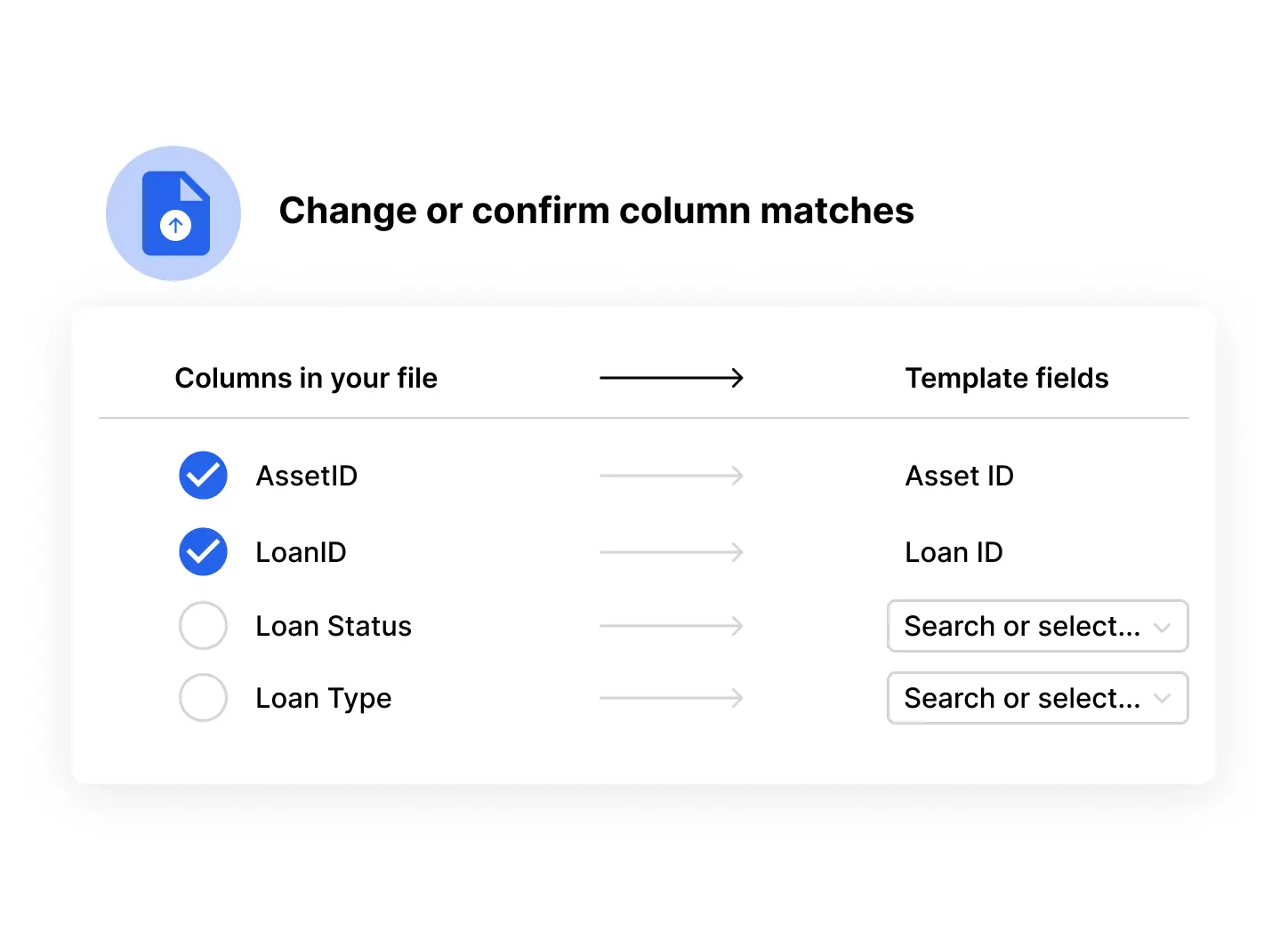 Match Fields / Columns